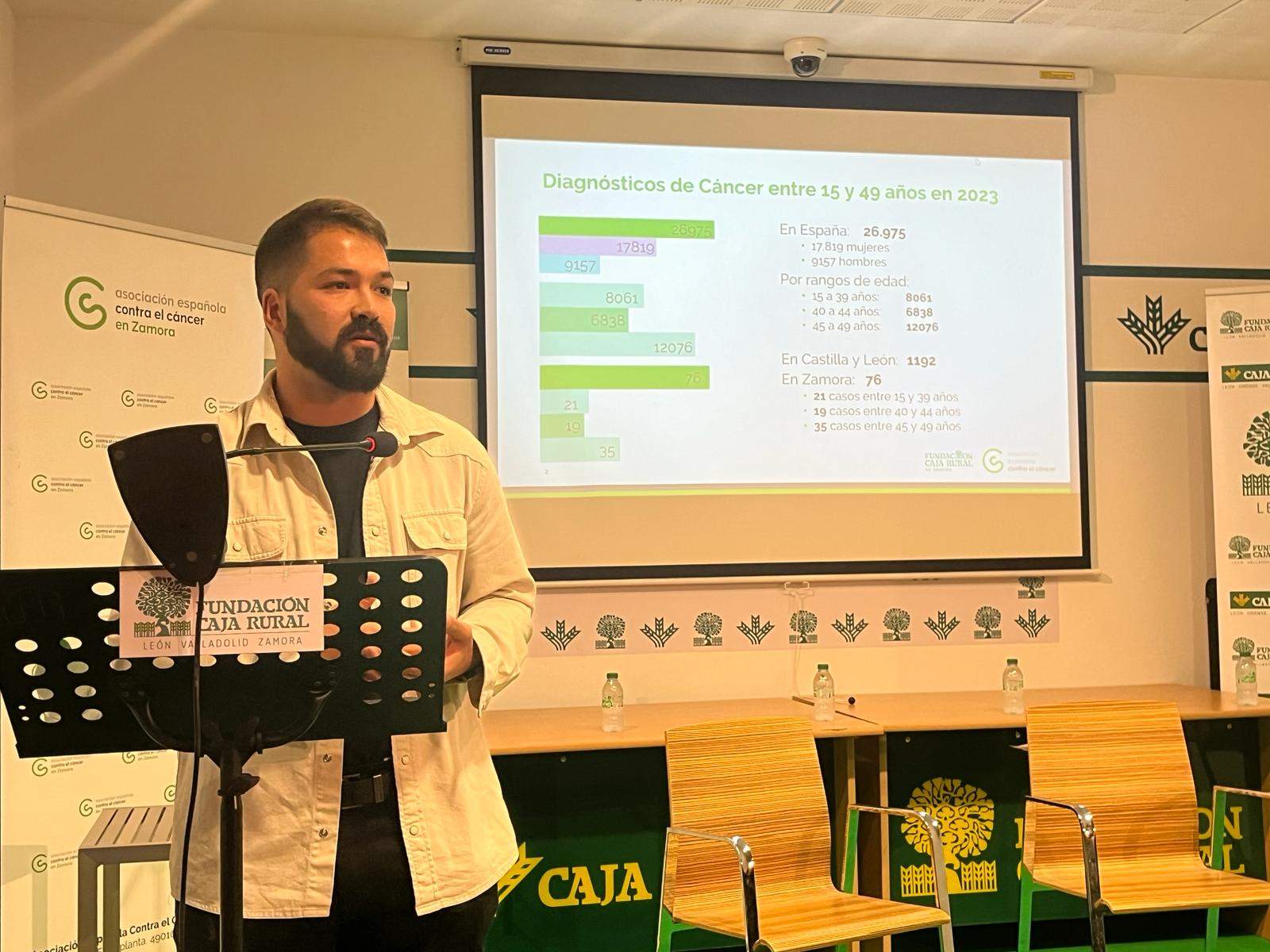 Rubén Sánchez, psicólogo de la Asociación
