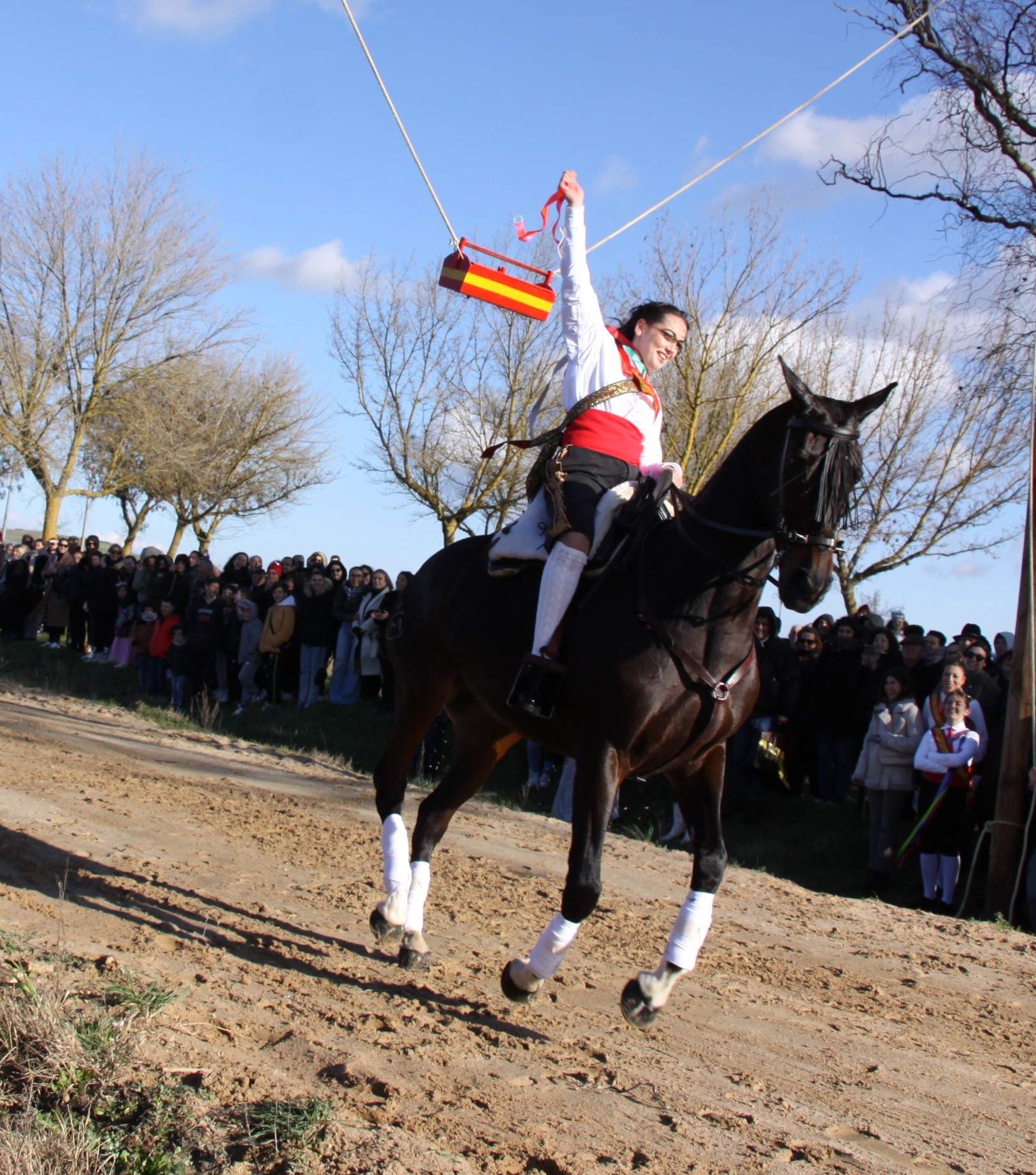 carrera de cintas en Coreses1