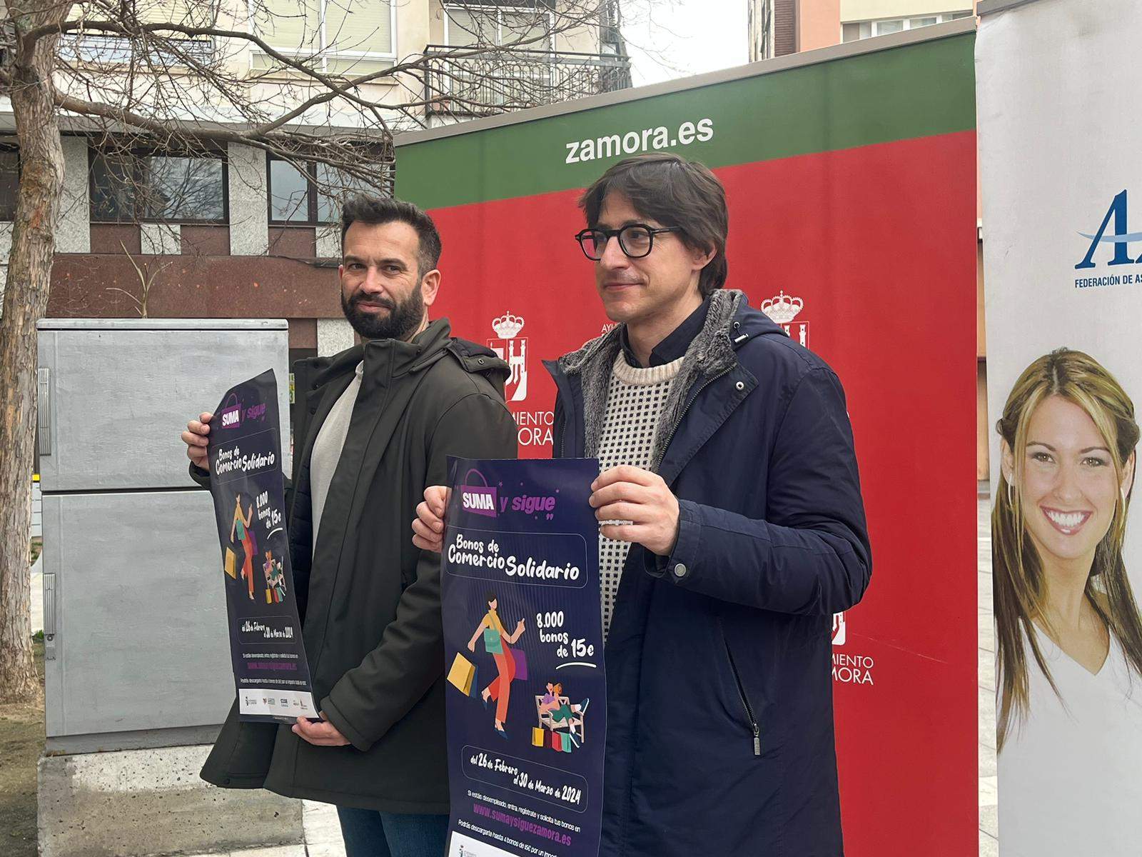 David Gago y Ruperto Prieto, presidente de AZECO