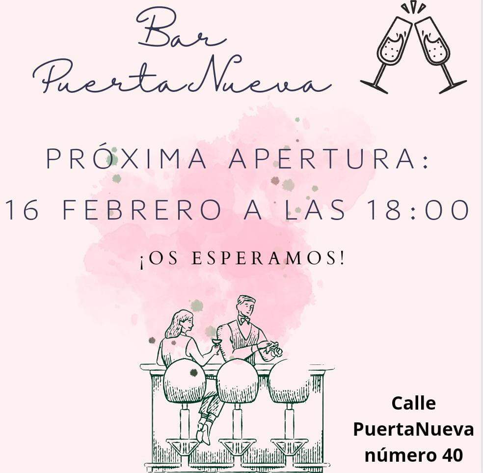 Inauguración del bar-restaurante Puerta Nueva. Imagen cedida