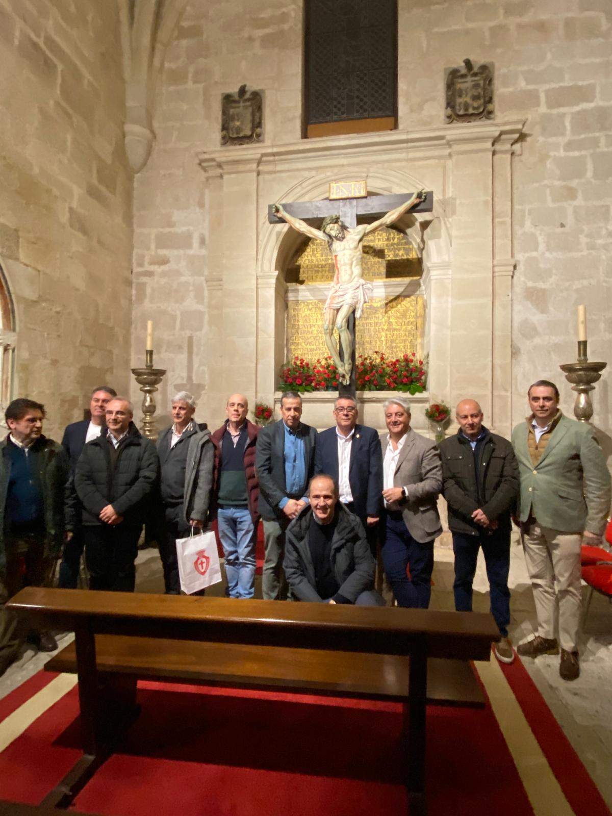 Acto de recibimiento de los nuevos mayordomos y hermanos del Silencio Fotografía: CEDIDA