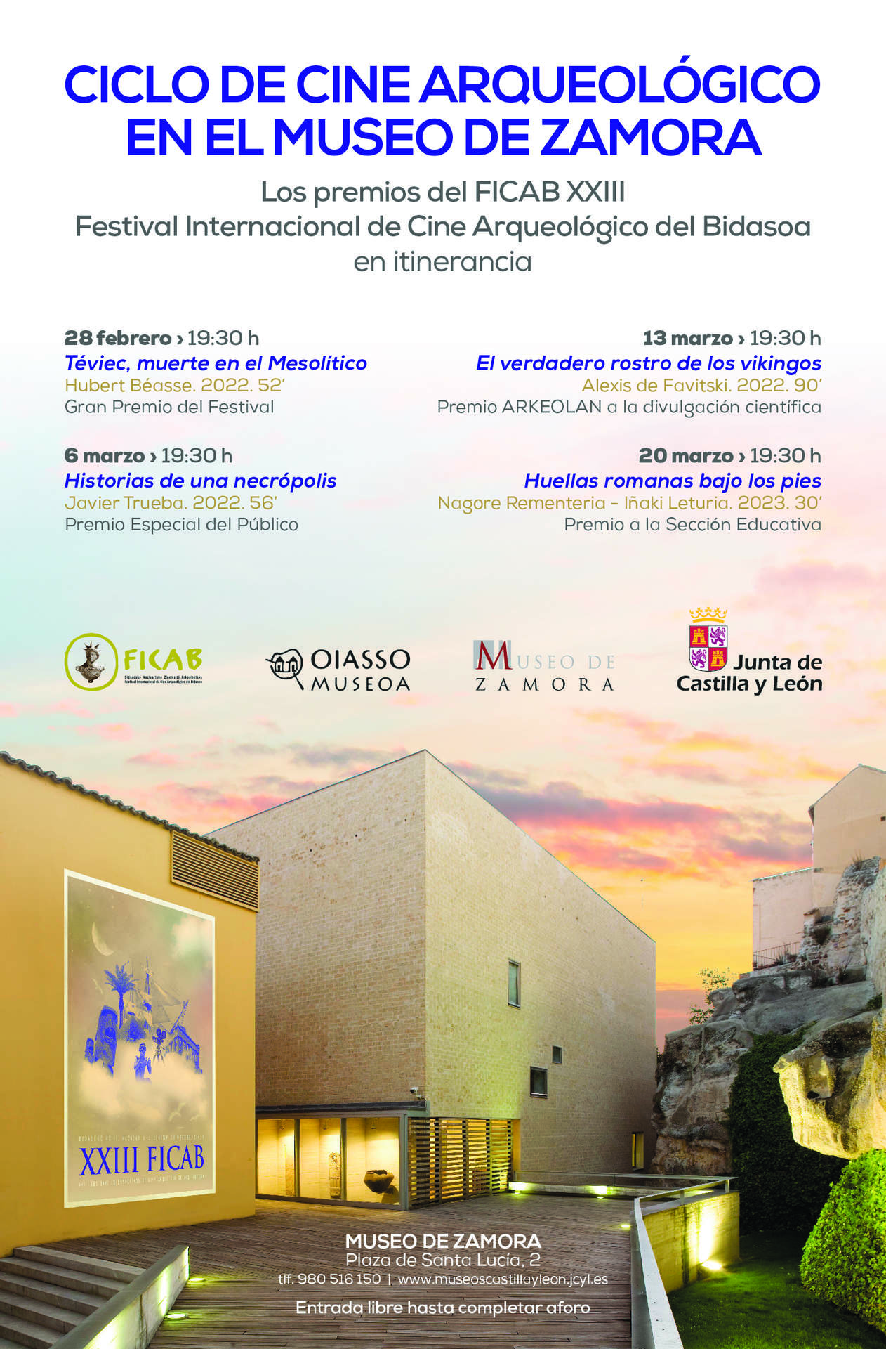 cartel cine arqueológico