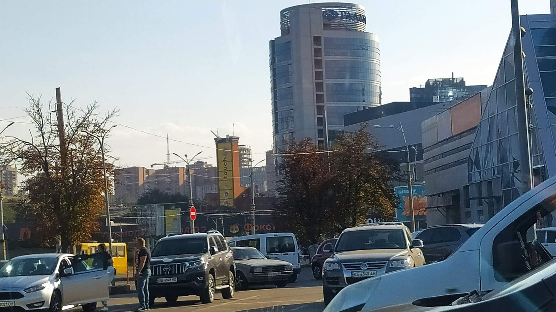 tráfico en Dnipro