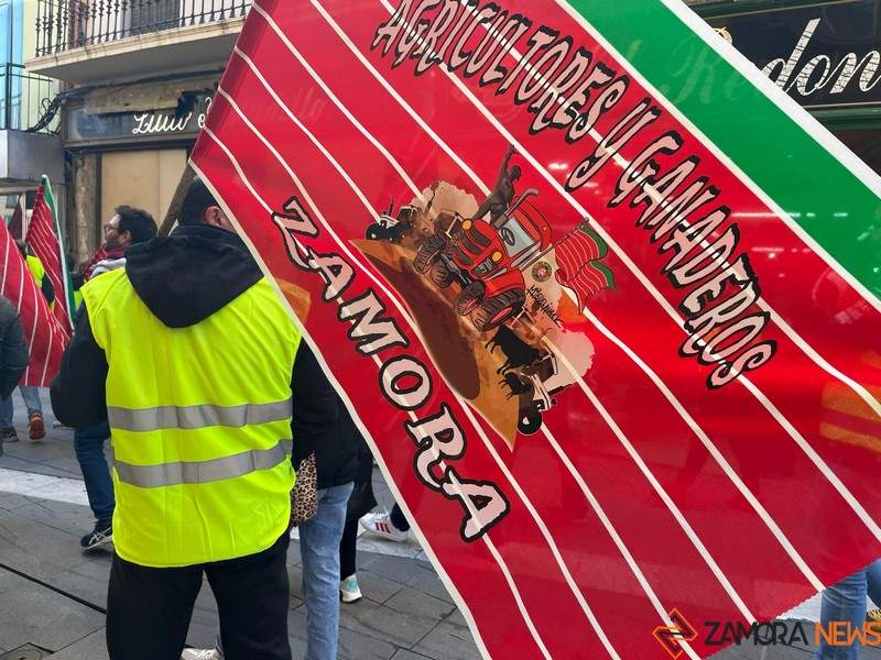 agricultores y ganaderos se manifiestan en Zamora