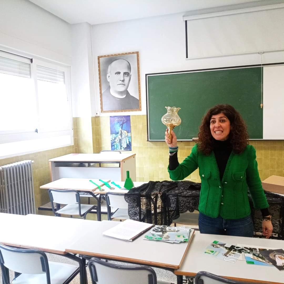 Alumnos del Colegio Sagrado Corazón de Jesús de Zamora profundizan en la Semana Santa