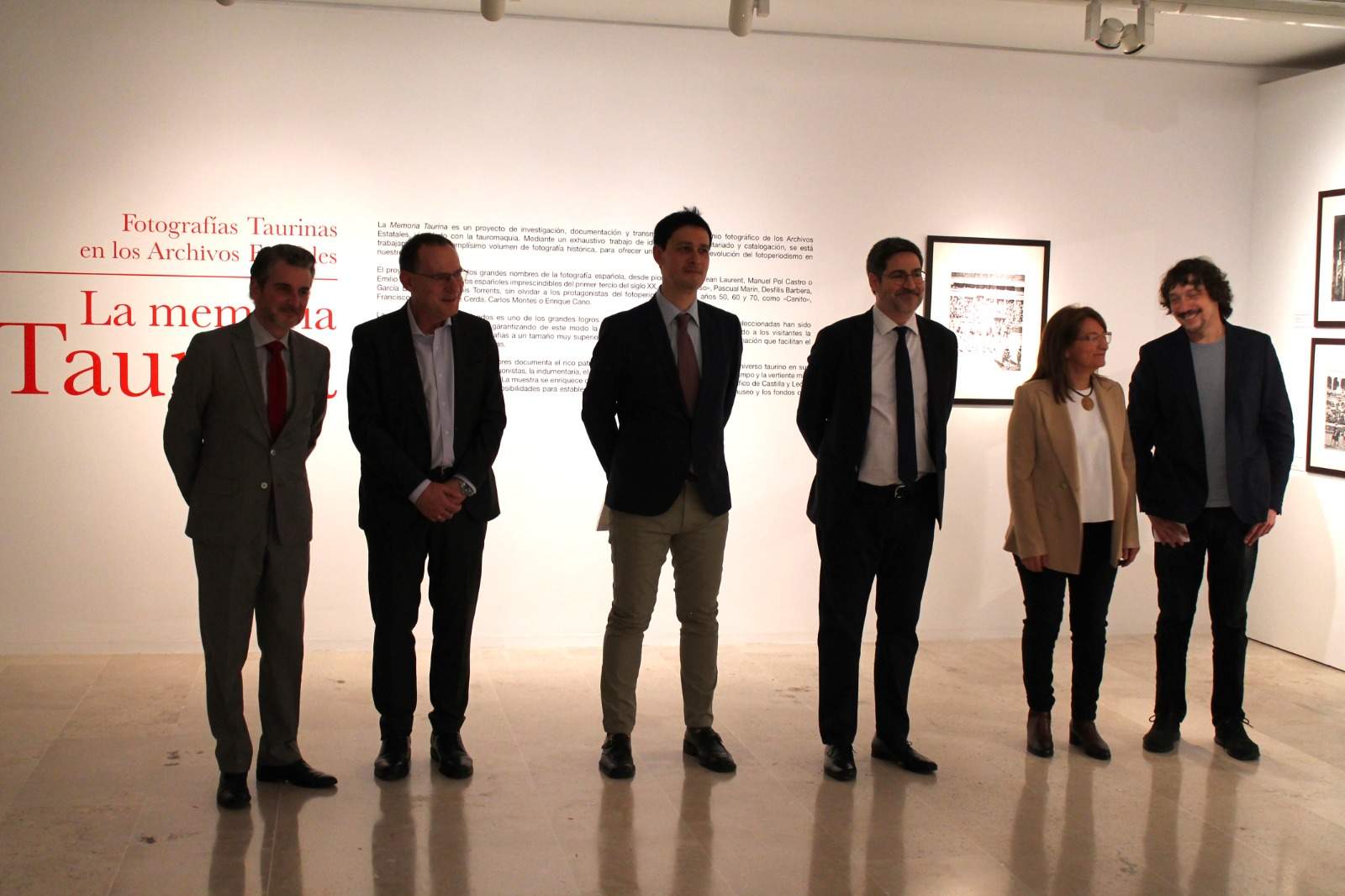 Inauguración de la exposición 'La mirada taurina' en el Etnográfico con la presencia del subdelegado del Gobierno en Zamora, Ángel Blanco