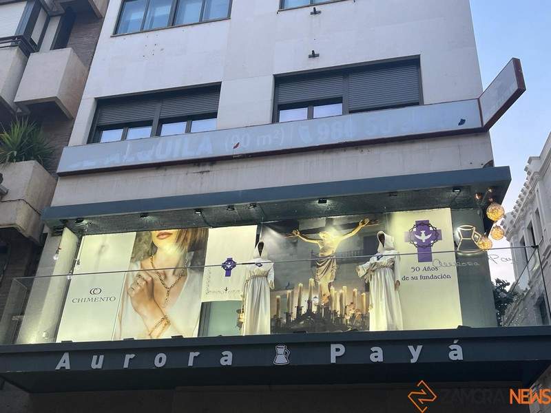 escaparates de Zamora en Semana Santa