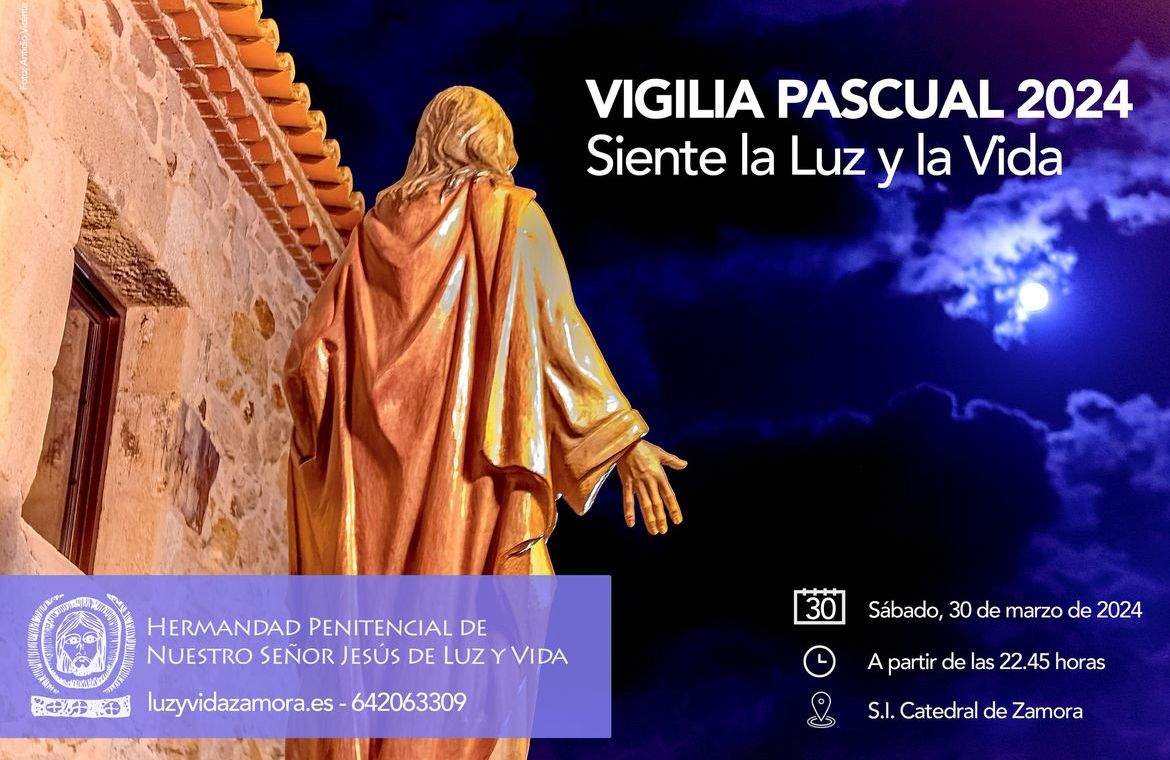 Luz y Vida celebrará este sábado la Vigilia Pascual