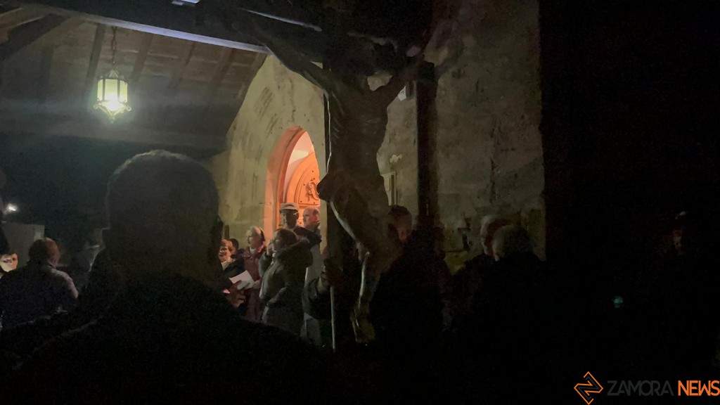 procesión de La Soledad En Santibáñez de Tera _3