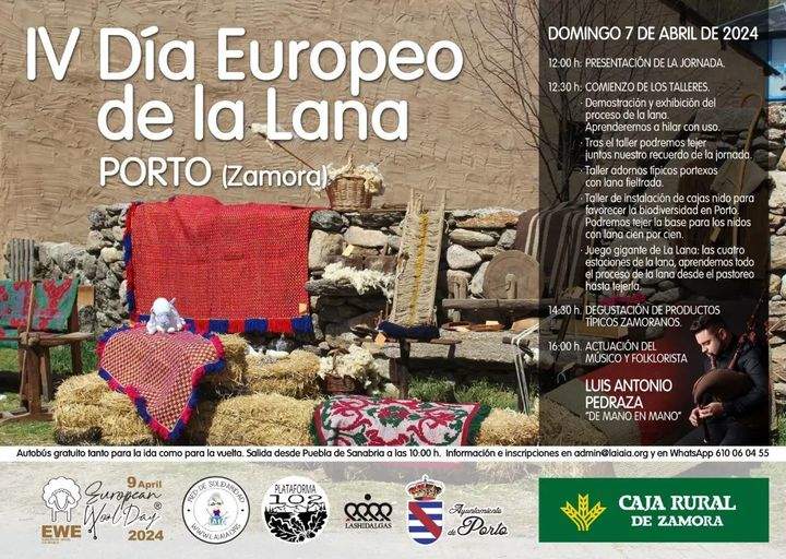 Cartel Día Europeo de la Lana