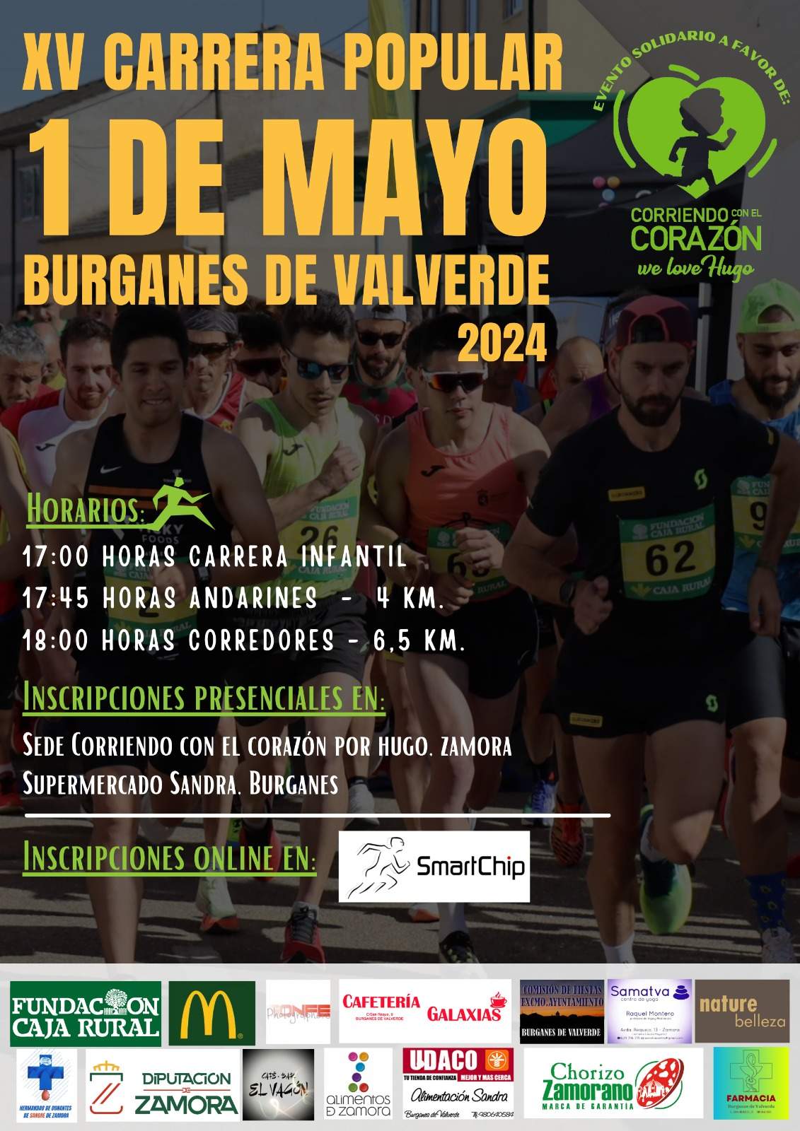 cartel carrera popular Burganes de Valverde