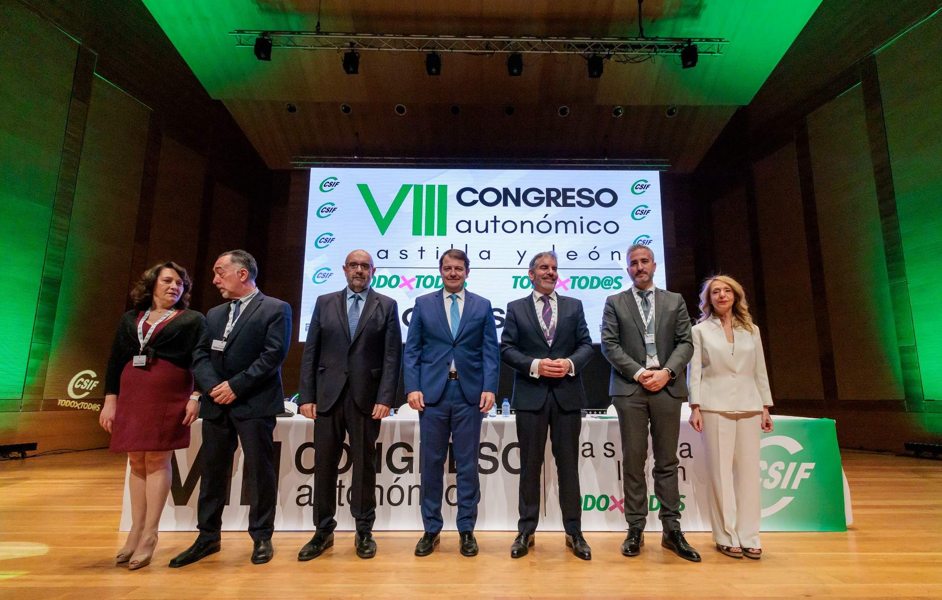 El presidente de la Junta en la clausura del VIII Congreso Autonómico de la Central Sindical Independiente y de Funcionarios