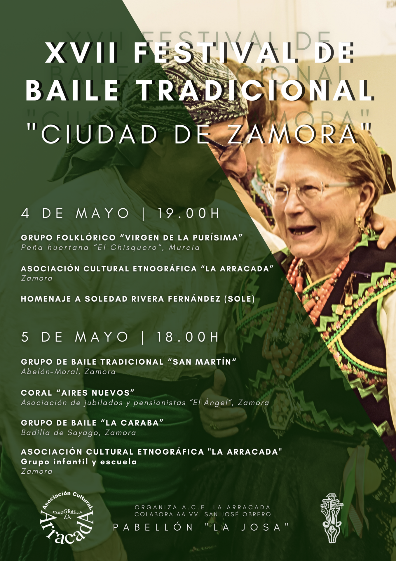 cartel baile tradicional