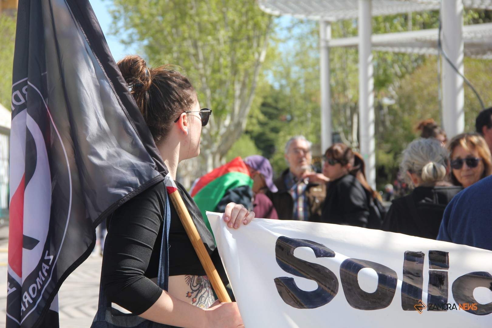 Manifestación contra el genocidio en Palestina