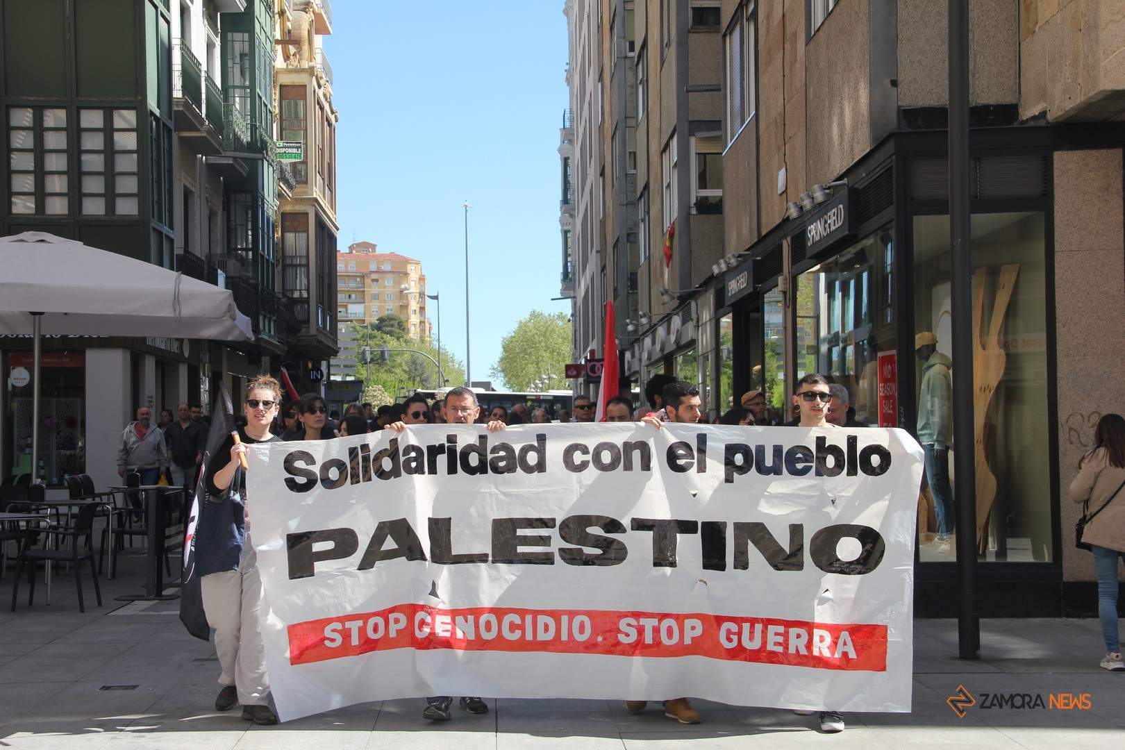 Manifestación contra el genocidio en Palestina