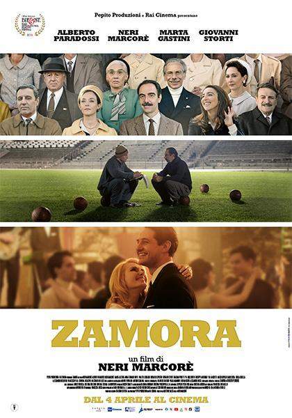Cartel de la película italiana "Zamora"