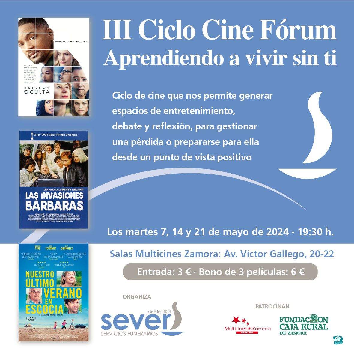 Programación III Ciclo Cine Fórum "Aprendiendo a vivir sin ti"