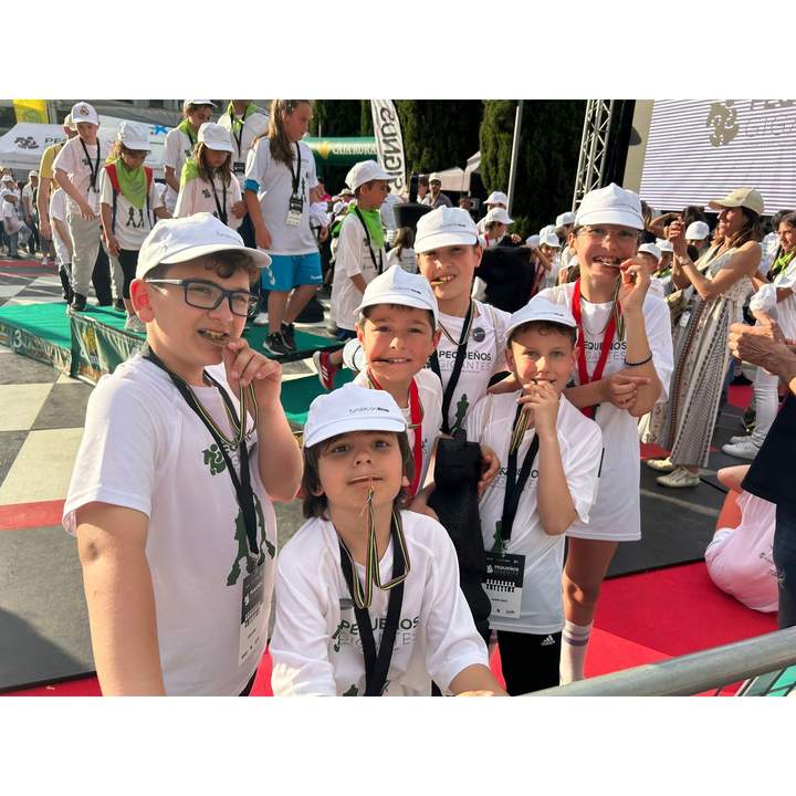 Equipo de Juan XXIII en el torneo escolar de ajedrez. Fotografía: centro escolar