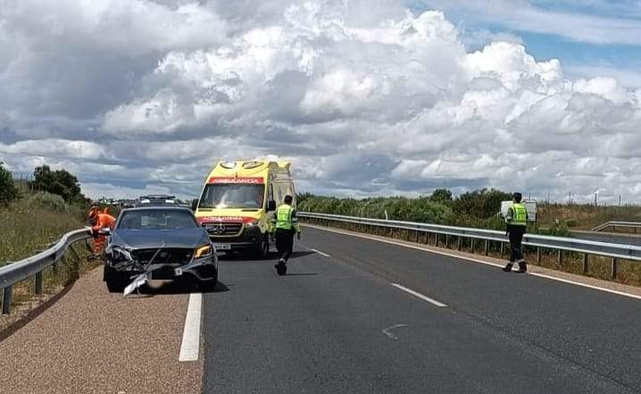 Accidente múltiple en Toro en la A-11. Fotografía; Guardia Civil
