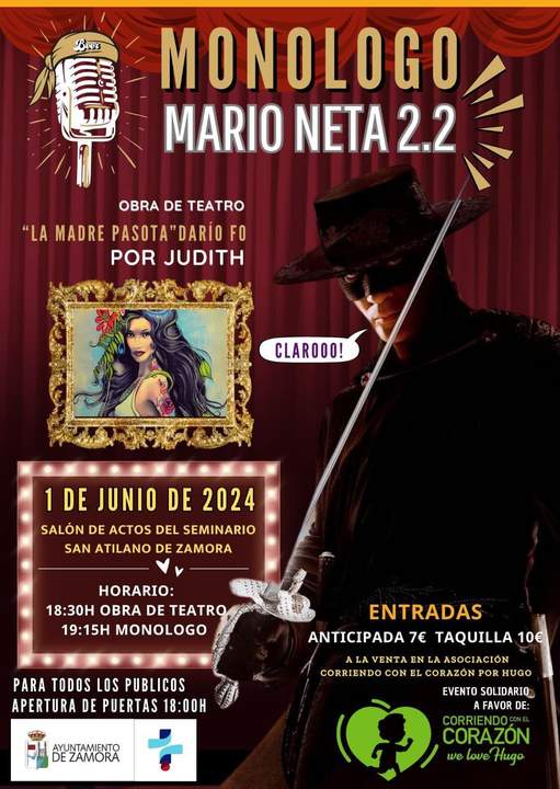 cartel monólogo solidario