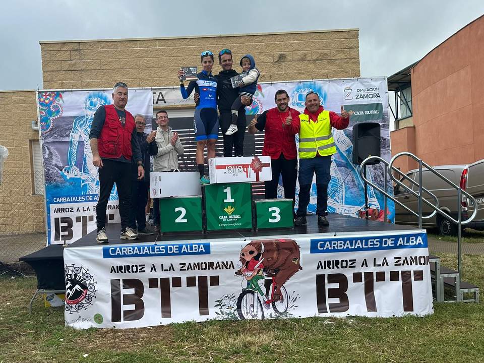 Entrega de trofeos BTT Arroz a la zamorana. Fotografía: CEDIDA