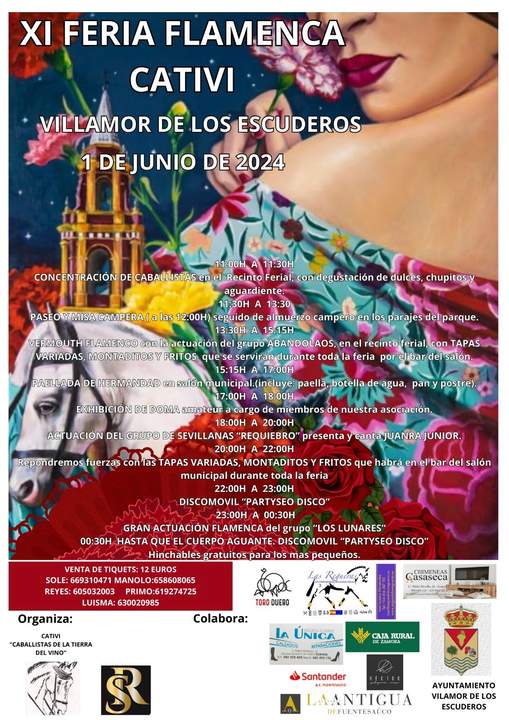 cartel feria Villamor de los Escuderos