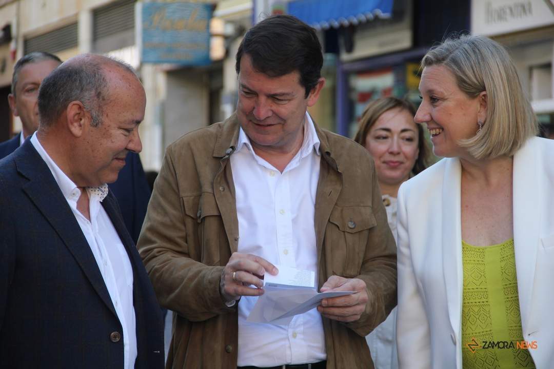 Mañueco visita Zamora dentro de la campaña por las europeas