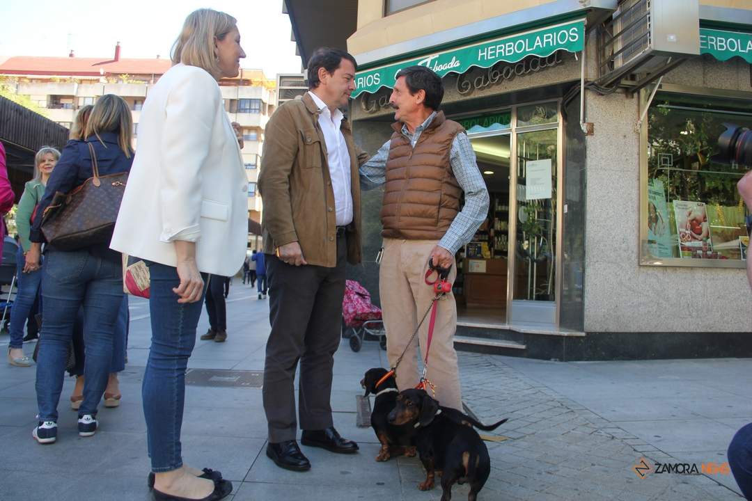 Mañueco visita Zamora dentro de la campaña por las europeas