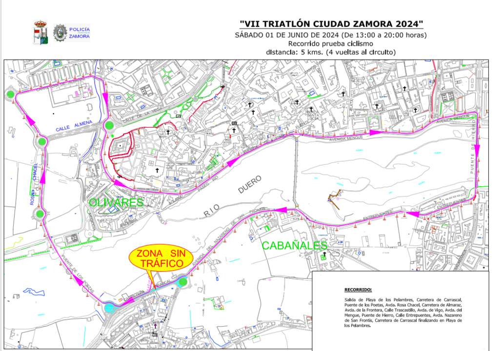 mapa triatlon