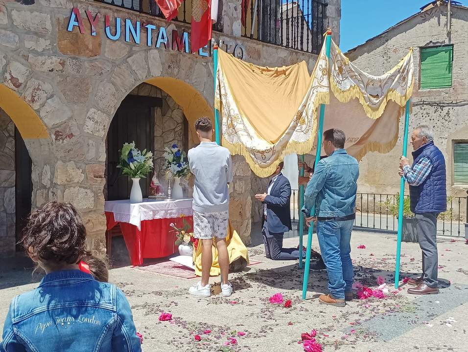 Día del Corpus en Ferreras de Arriba. Fotografía: CEDIDA