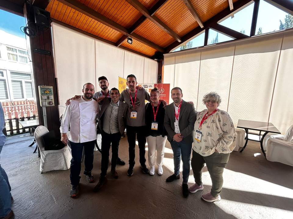 Mar Marcos del restaurante España en Fermoselle durante el Concurso de Tapas y Pinchos de Castilla y León. Fotografía: CEDIDA