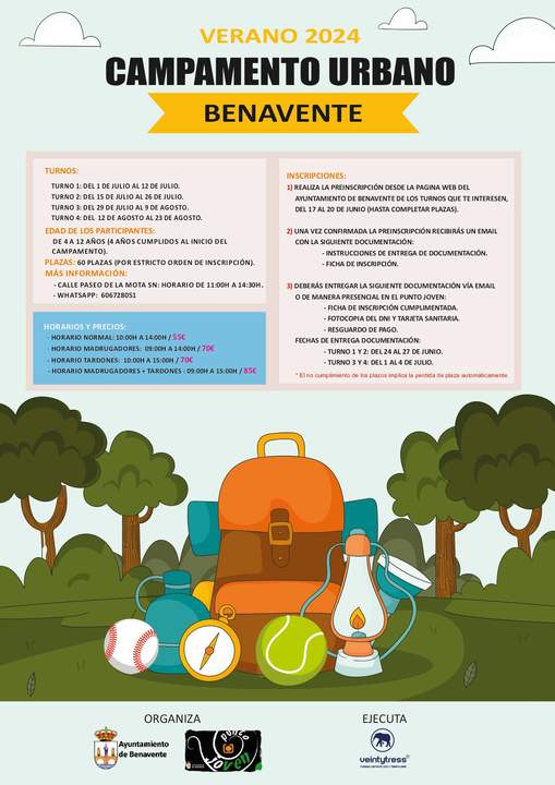 Campamento urbano Benavente