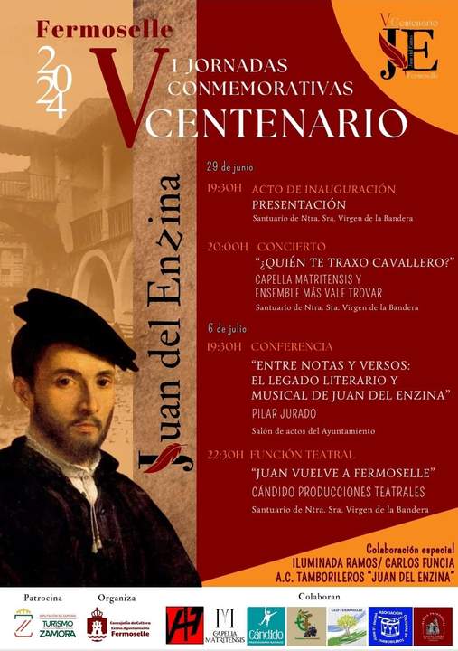 Cartel del V Centenario de Juan del Enzina