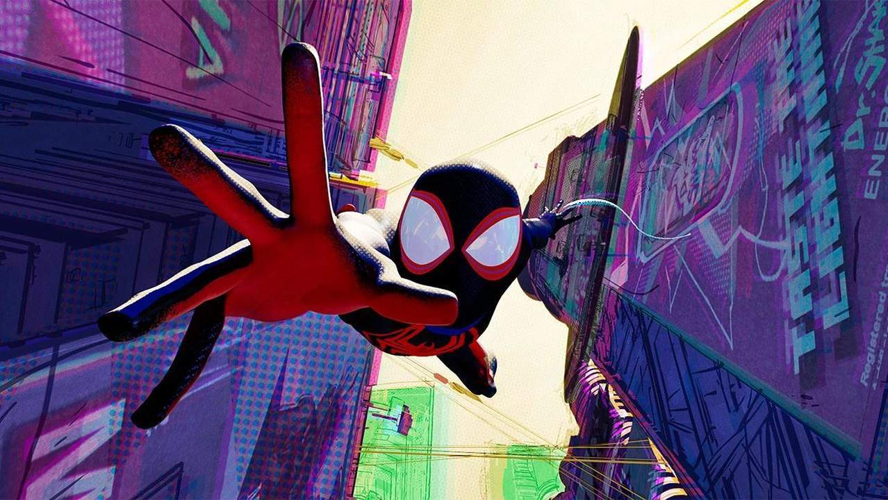 Fotograma de la película Spiderman. Cruzando el multiverso". FILMAFFINITY