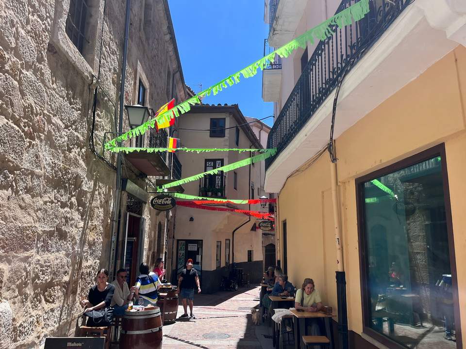 calle los Herreros. Imagen cecida