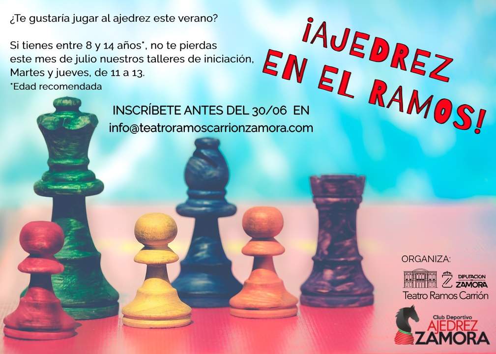 El Club Deportivo Ajedrez Zamora organizará talleres de iniciación al ajedrez