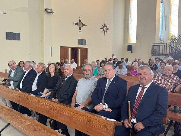 Javier Faúndez y Amaranta Ratón en la celebración de San Juan Bautista en Ferreras de Abajo