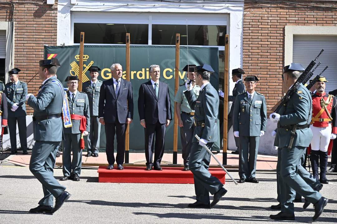 Toma de posesión del nuevo jefe de la Guardia Civil en Castilla y León, el general José Antonio Fernández de la Luz