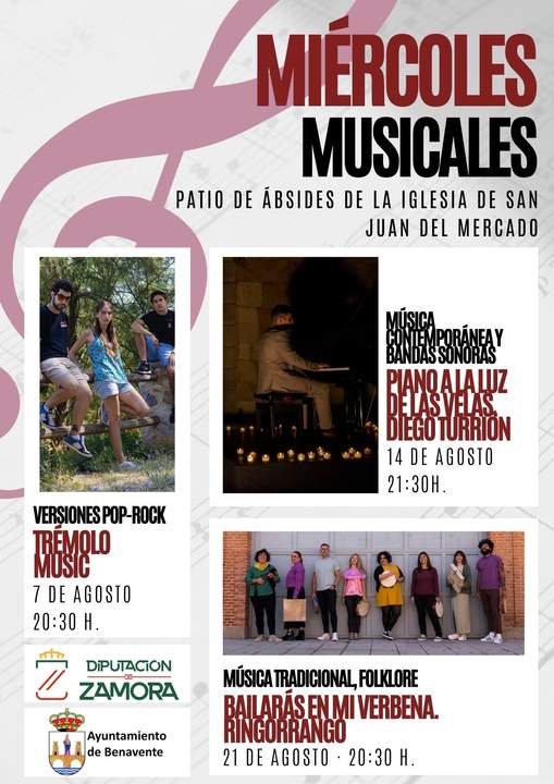 Cartel Miércoles Musicales 2024