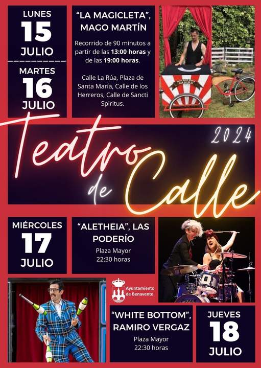 Cartel Teatro de Calle 2024