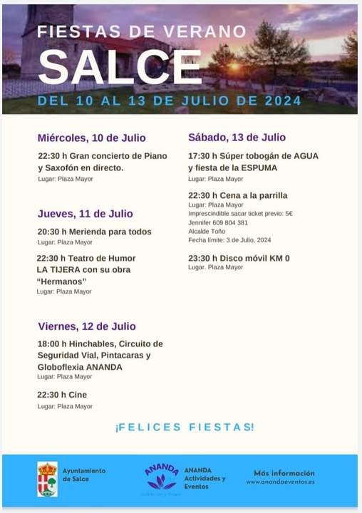 Fiestas Verano Salce 2024