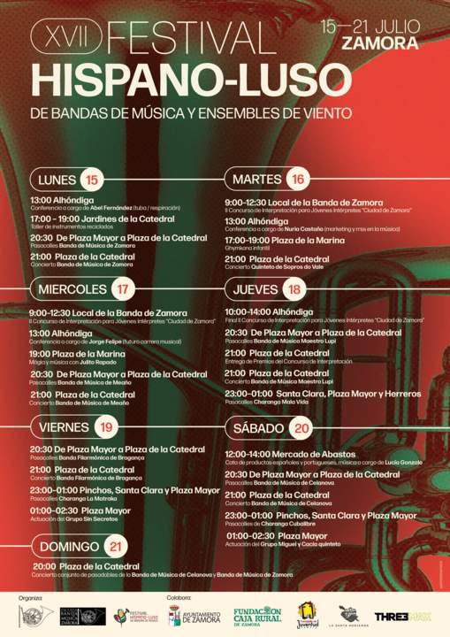 cartel festival bandas de zamora