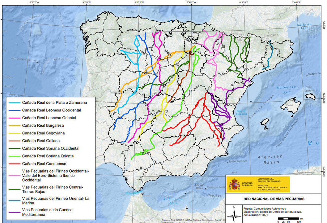 cañadas reales zamorana o de la plata