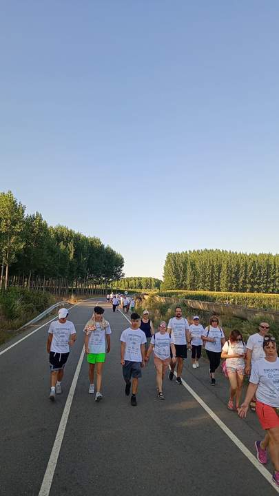 marcha solidaria en Micereces de Tera