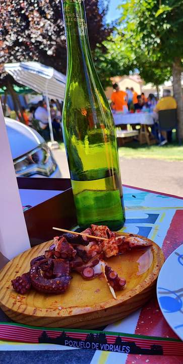 feria del pulpo en Pozuelo de Vidriales
