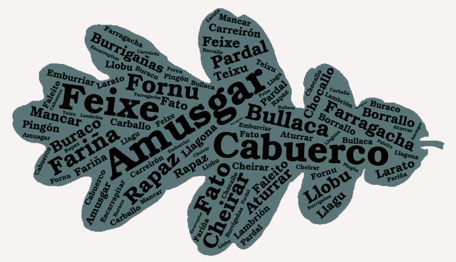 Cartel senabrés Idioma