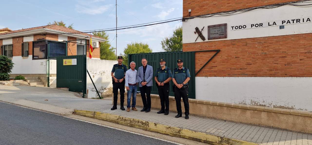 visitas a los acuartelamientos de la Guardia Civil Venialbo