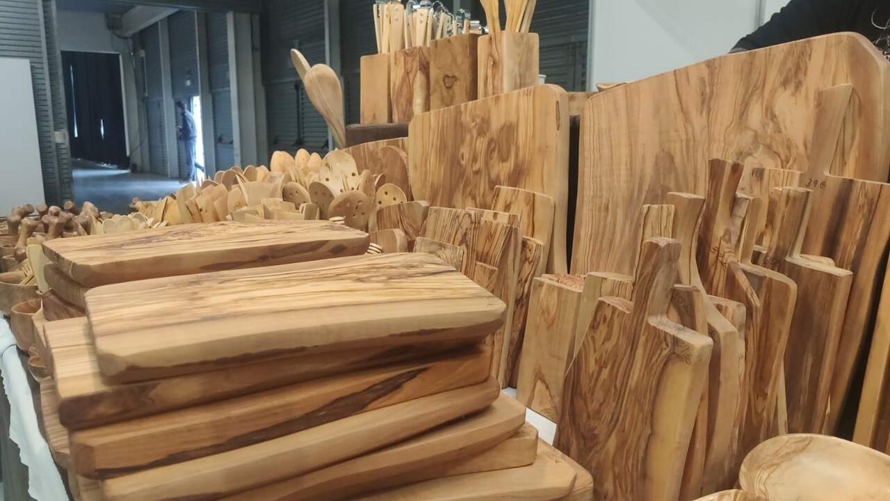 tablas de cocina de olivo