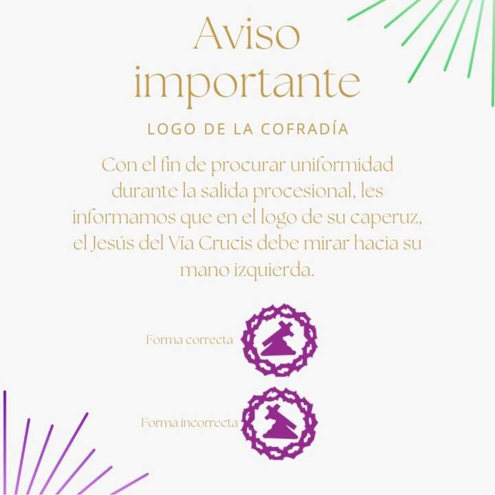 comunicado Cofradía Vía Crucis de Zamora