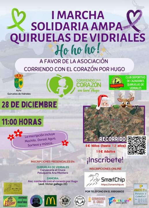 cartel marcha solidaria Quiruelas de Vidriales